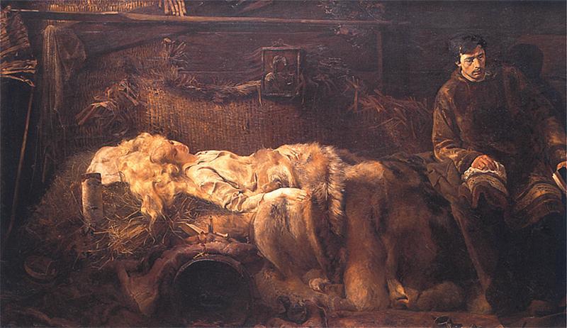 Jacek Malczewski Death of Ellenai. oil painting picture